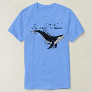 Save the Whales Conservation T-Shirt