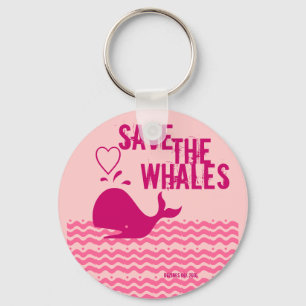 Save The Whales - Environmentally Conscious Key Ring