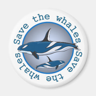 Save the Whales Magnet