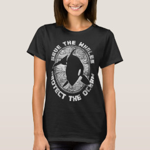 Save The Whales Protect The Ocean Orca T-Shirt
