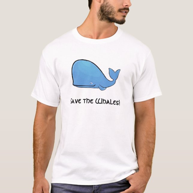 Save the Whales! T-Shirt (Front)