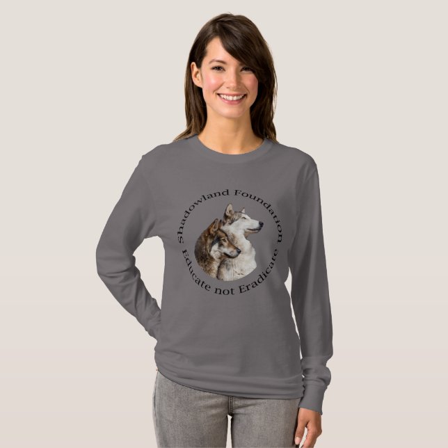 Save the Wolves Long Sleeve T-Shirt (Front Full)
