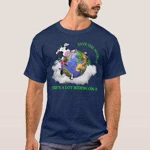 Save The World (Navy) T-Shirt