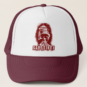 SAVE TIBET~! FREE TIBET! TRUCKER HAT