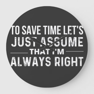 save time large clock
