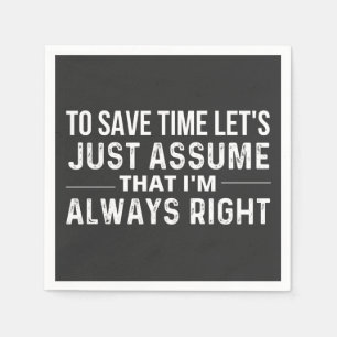 save time napkin