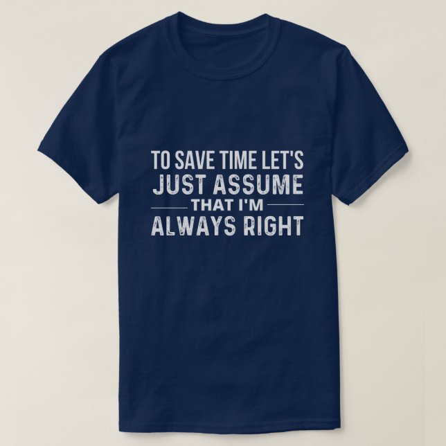 save time T-Shirt (Design Front)