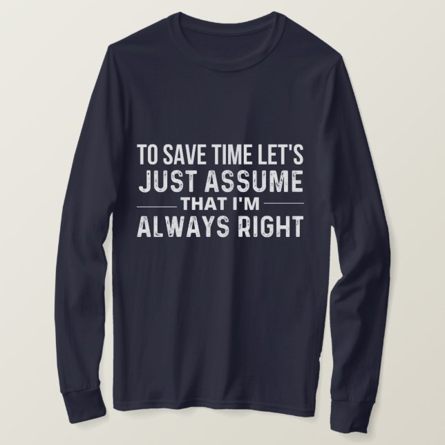 save time T-Shirt (Design Front)
