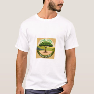 Save Trees, Save Water Eco-Friendly T-Shirt