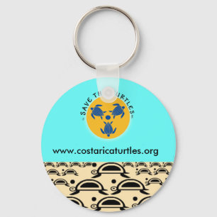 Save Turtles Key Ring