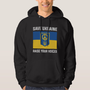 Save Ukraine Raise Your Voices Hoodie