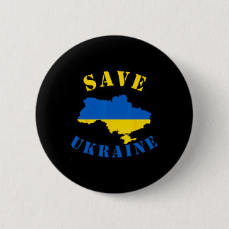 Save Ukraine Shirt A Ukranian T Shirt  6 Cm Round Badge
