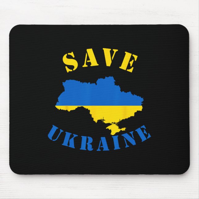 Save Ukraine Shirt A Ukranian T Shirt  Mouse Pad (Front)
