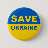 Save Ukraine Ukrainian Flag