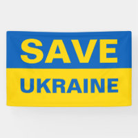 Save Ukraine Ukrainian Flag