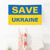 Save Ukraine Ukrainian Flag