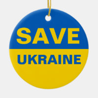 Save Ukraine Ukrainian Flag