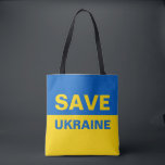 Save Ukraine Ukrainian Flag Tote Bag<br><div class="desc">Save Ukraine Ukrainian Flag</div>