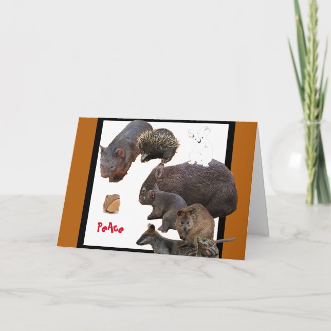 Save Us, Peace, Holiday Card (Front)