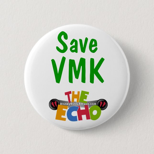Save VMK 6 Cm Round Badge (Front)