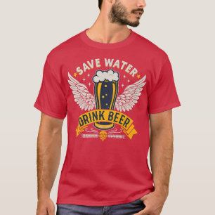 Save Water Drink Beer Premium T-Shirt