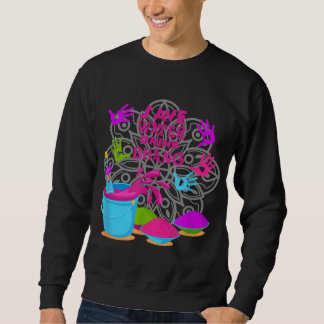 SAVE WATER DRINK BHANG Funny Holi Sweatshirt