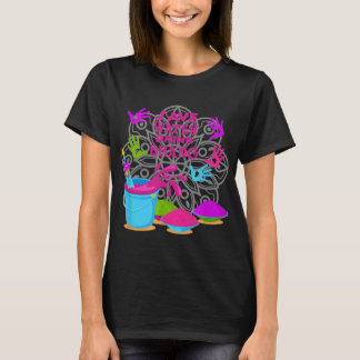 SAVE WATER DRINK BHANG Funny Holi T-Shirt