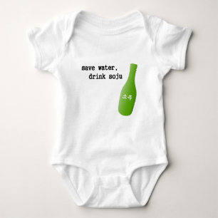 Save water, drink Soju! Baby Bodysuit