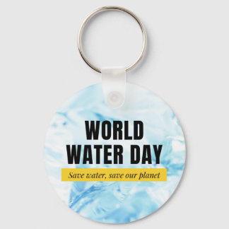 Save Water Key Chain