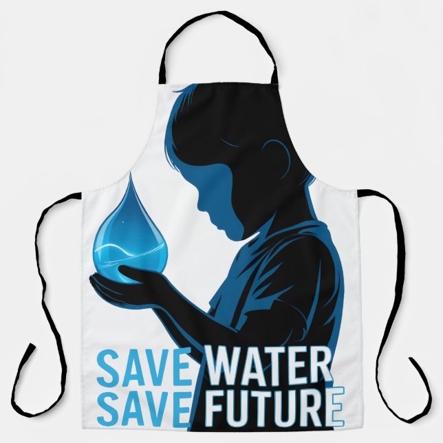  Save Water Save Future Apron (Front)
