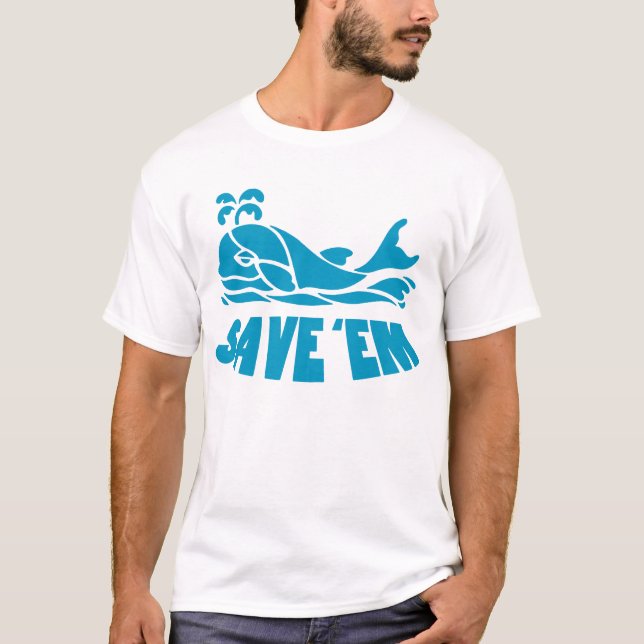 SAVE WHALES T-Shirt (Front)