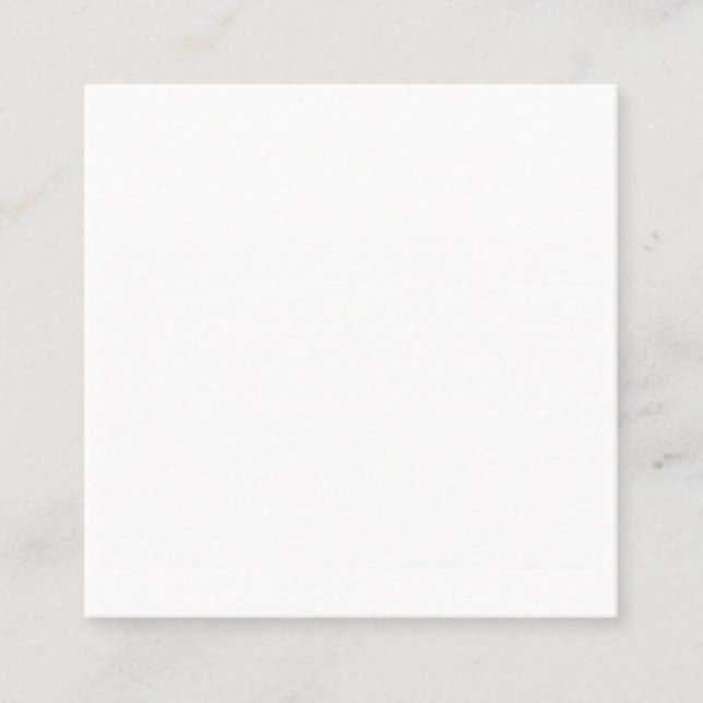 *~*  SAVE WHITE gradient file  Square Business Card (Front)
