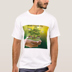Save Wildlife & Protect Nature GraphicT-Shirt T-Shirt