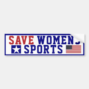 Save Womens Sports Bumper Sticker