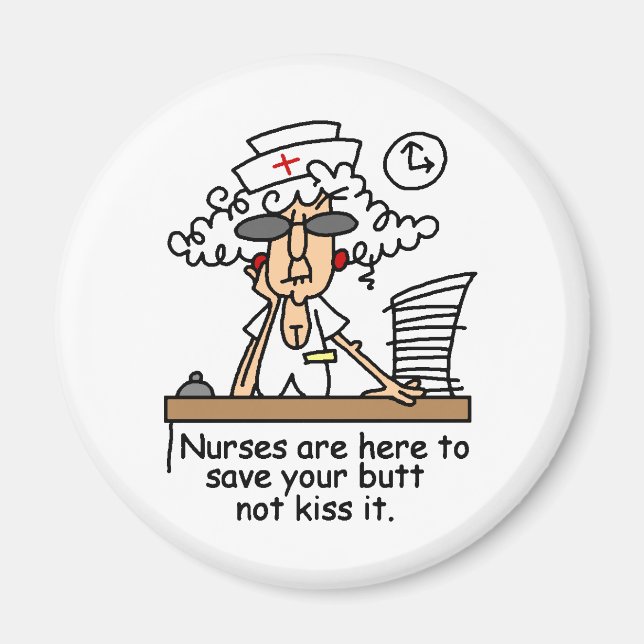 Save your butt! magnet (Front)