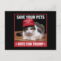 Save Your Pets Vote for Trump US Election Quote