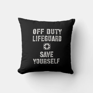 Save Yourself Lifeguard Swimming Pool Guard Off Cushion