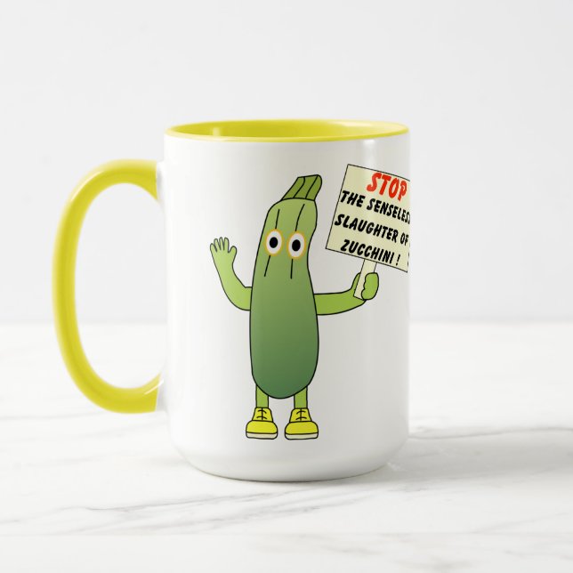 Save Zucchini Mug (Left)