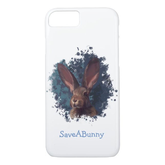 SaveABunny Iphone case (Back)