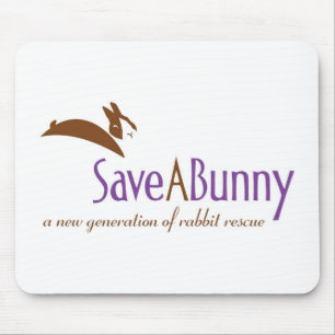 SaveABunny Logo Mouse Pad