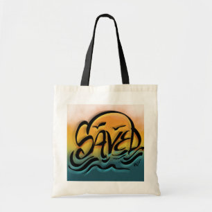 Saved Airbrush Urban Street Art Tote Bag