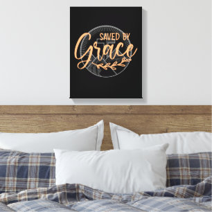 SAVED BY GRACE CANVAS PRINT