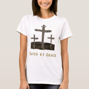 Saved by Grace Christian T-shirts