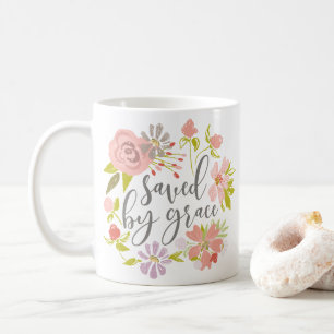 Saved By Grace - Ephesians 2:8 Coffee Mug