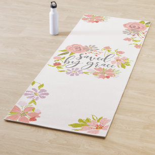 Saved By Grace - Ephesians 2:8 Yoga Mat