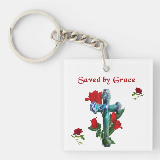 Saved By Grace Key Ring (Front)
