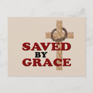 SAVED BY GRACE POSTCARD