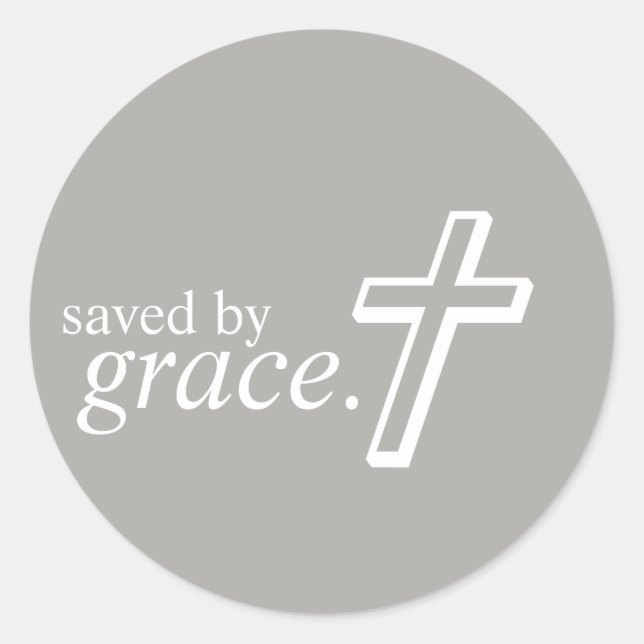 Saved by Grace. ✞ | Stickers (Front)