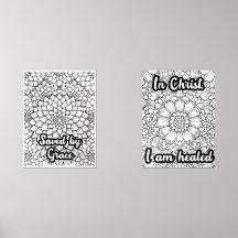 Saved by Grace & The Lord is My Healer – Set of 2
