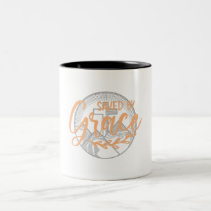 SAVED BY GRACE Two-Tone COFFEE MUG